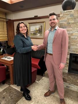 Nova predsednica KKŠ Maruša Dolinšek in Nejc Švajger